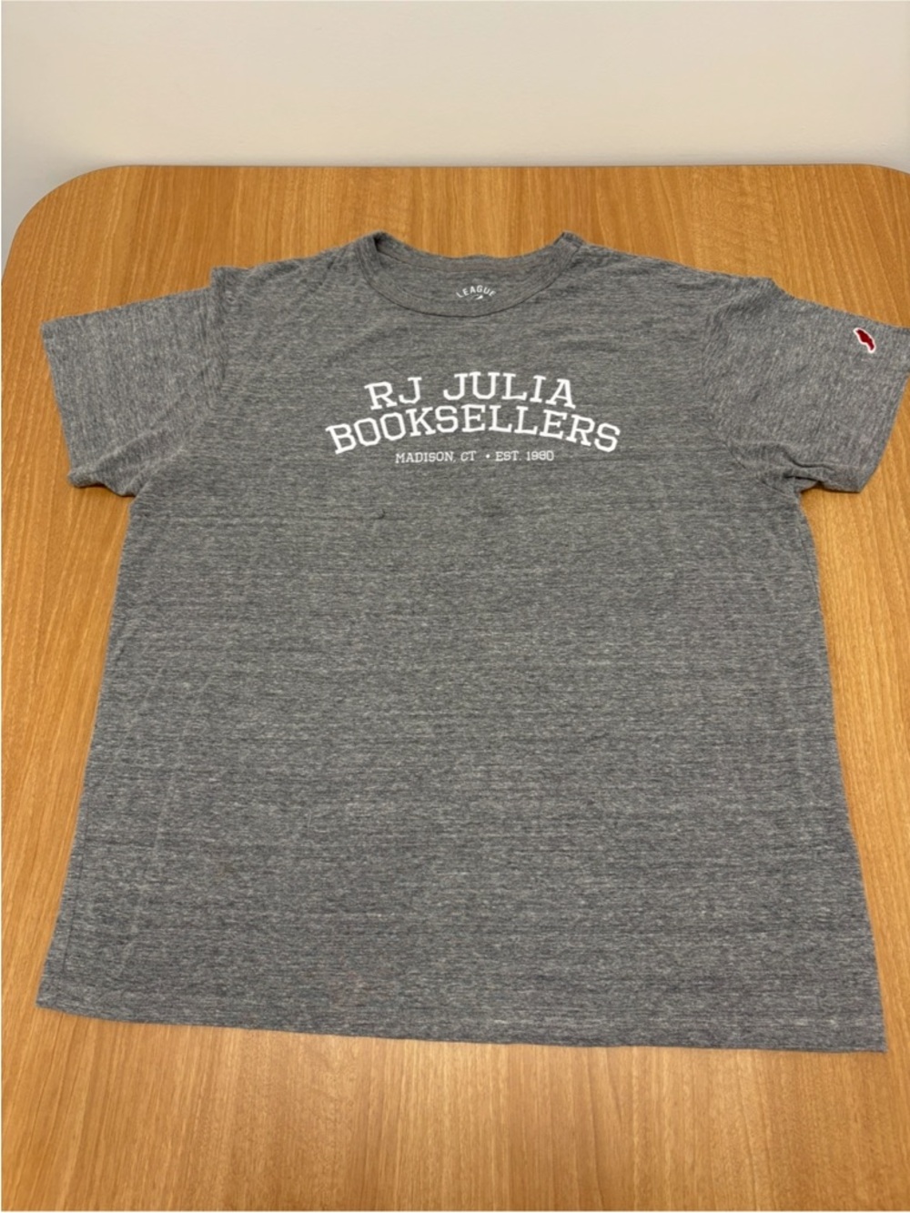 RJ Julia Booksellers Gray Logo Tee